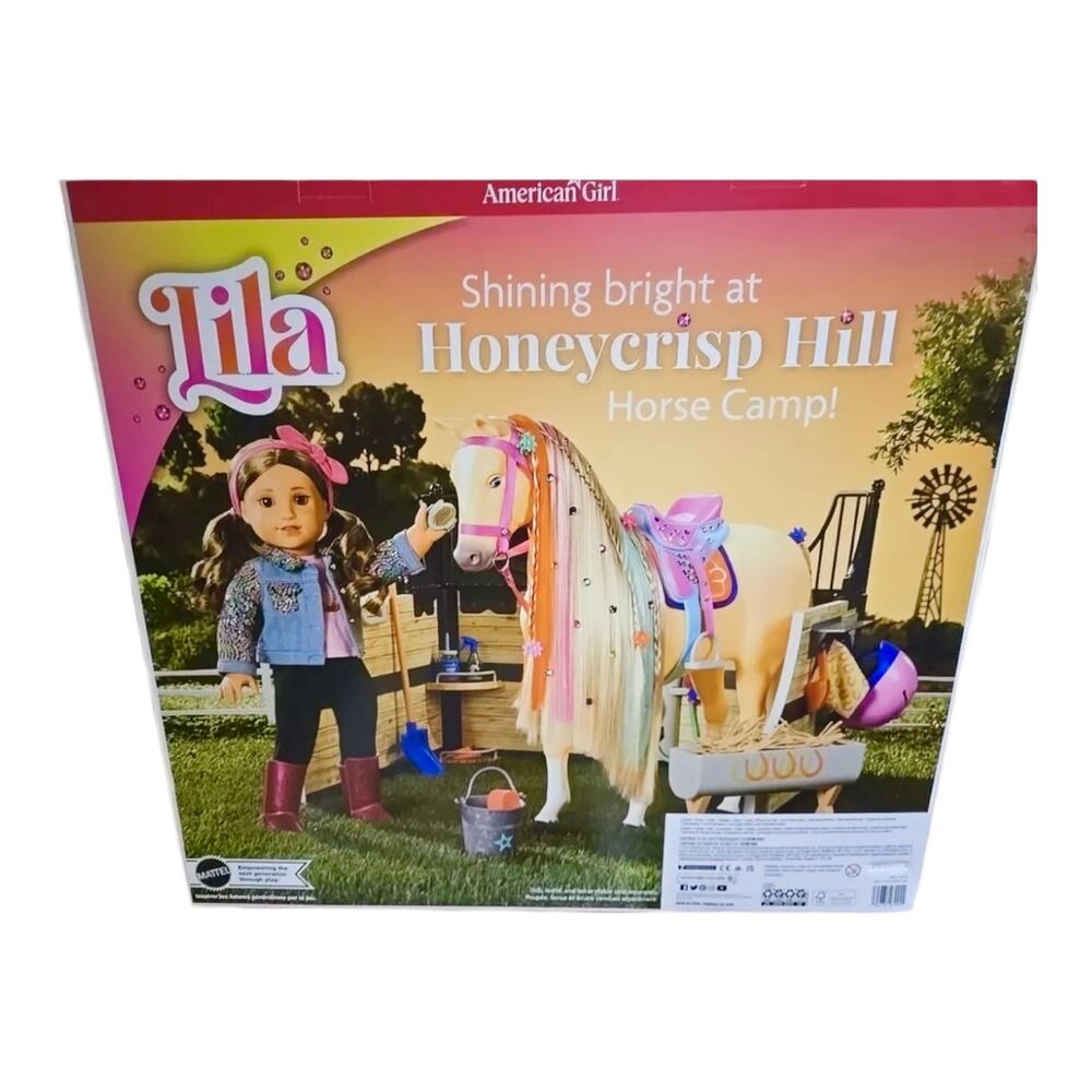 NEW American Girl Doll Of Year 2024 HOLLYHOCK HORSE Saddle Bridle & Accessories! - Picture 3 of 14